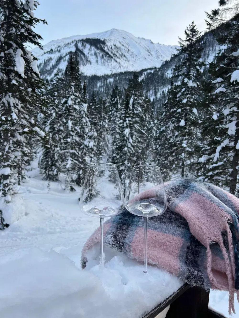 Бокал для вина на длинной ножке, 550 мл, 2 шт