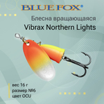 Блесна для рыбалки вращающаяся BLUE FOX Vibrax Northern Lights