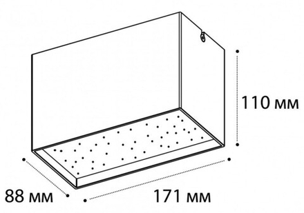 Накладной светильник Italline DL 3029 DL 3029 black 3000K