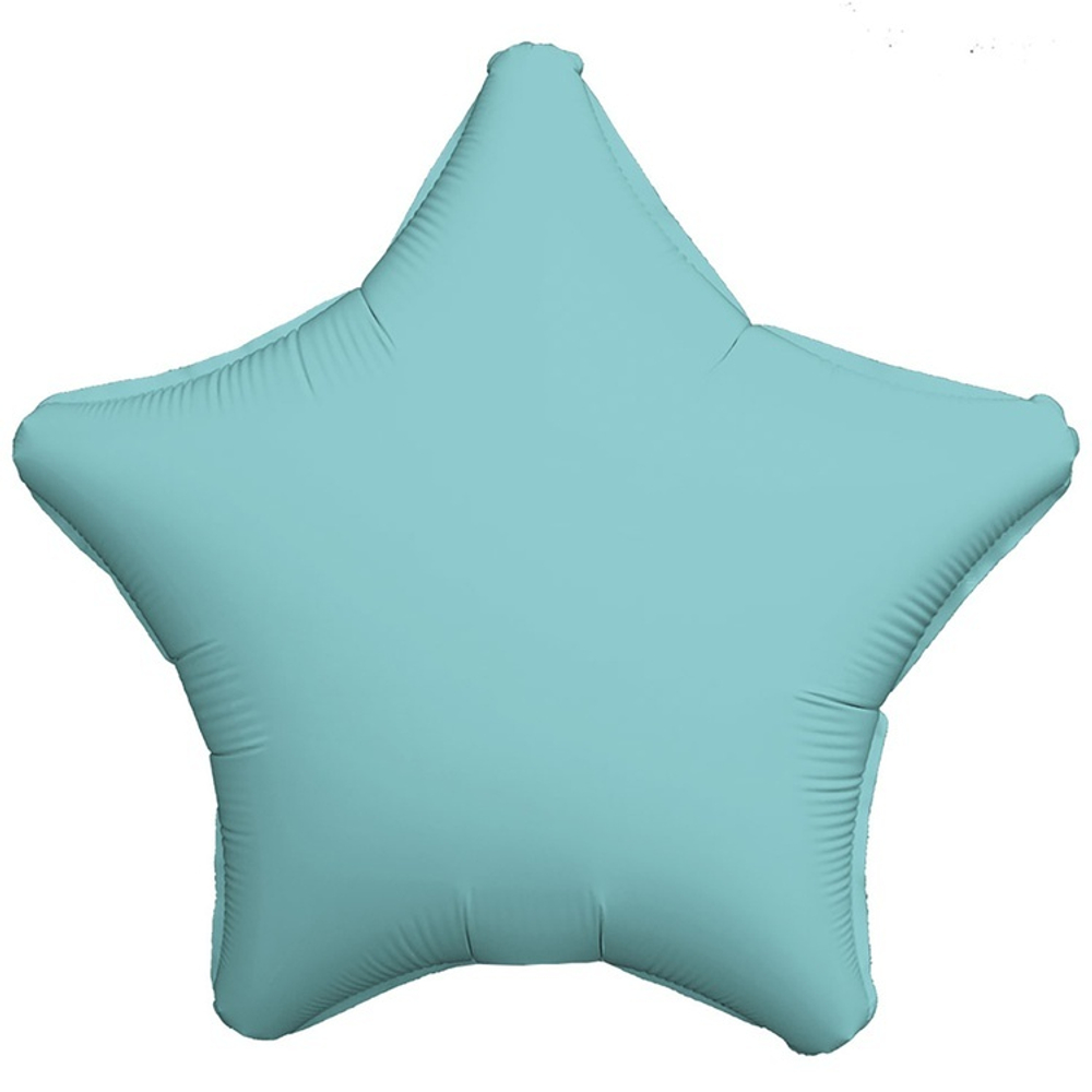 Р 18" Звезда Сатин Аквамарин 40 см.