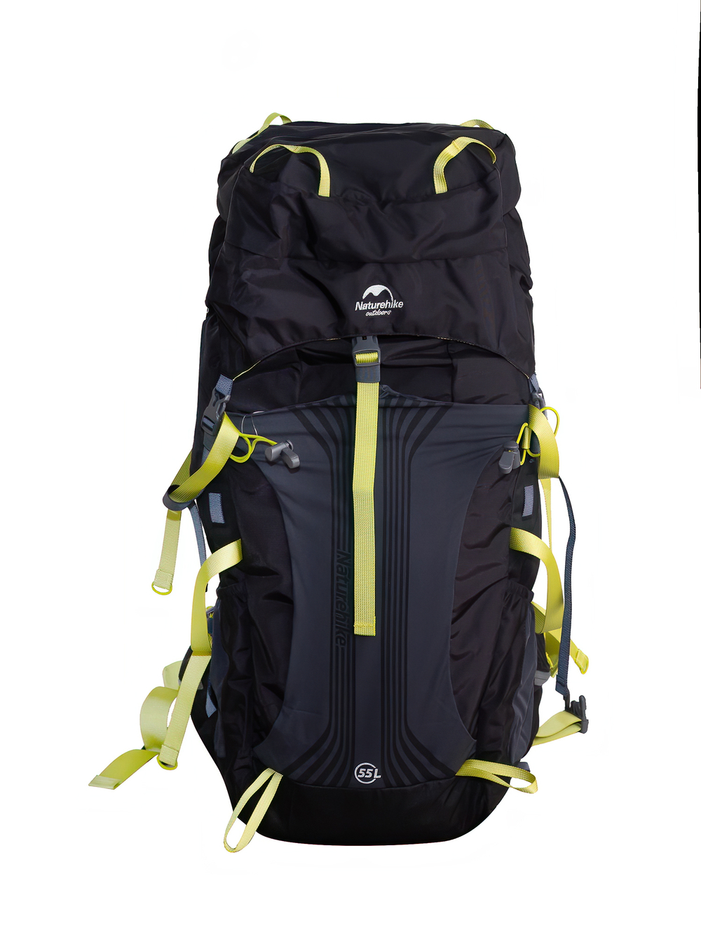 Рюкзак туристический Naturehike, 55л, черный (NH16Y020-Q)