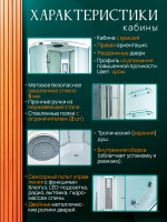 Душевая кабина EM3912RLED