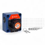 2FRM10-2X/50LB - Регулятор расхода Ду10 для монтажа на плиту, номинальный расход 50 л/мин, регулировка компенсатора - В = есть