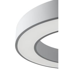 Светильник LED ЭРА Geometria SPO-134-W-40K-056 Ring 56Вт 4000К 4200Лм IP40 800*80 белый подвесной драйвер внутри