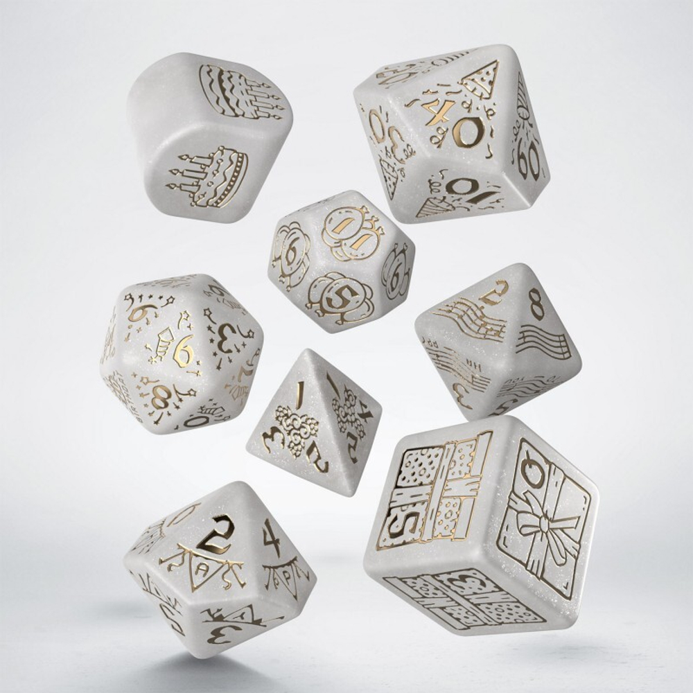 Набор кубиков Q WORKSHOP 20 years: Happy Birthday Dice Set