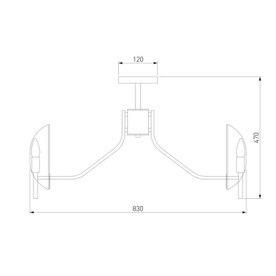Потолочная люстра Eurosvet Rocco 60135/8 латунь