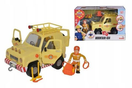 Игрушечный транспорт Simba Пожарный Сэм - Спасательный джип пожарного Сэма 4х4 с фигуркой 9251088