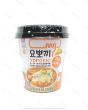 Корейские рисовые клецки с сырным соусом (Топокки) в стакане, 140 гр.