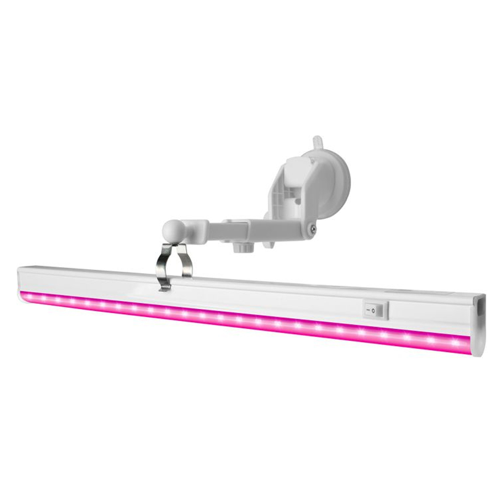 Кронштейн регулируемый 15-22см, на присоске, для линейных светильников, Ecotec