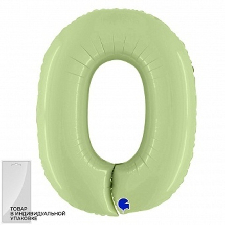 Г ЦИФРА 0  40" Сатин Оливка