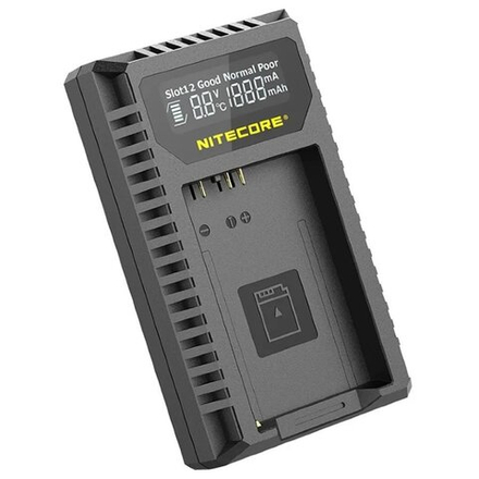 Зарядное устройство Nitecore UCN5 Dual Slot USB Charger QC 2.0 для аккумуляторов LP-E17