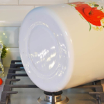 Кастрюля 12л эмалированная с рисунком (120146)