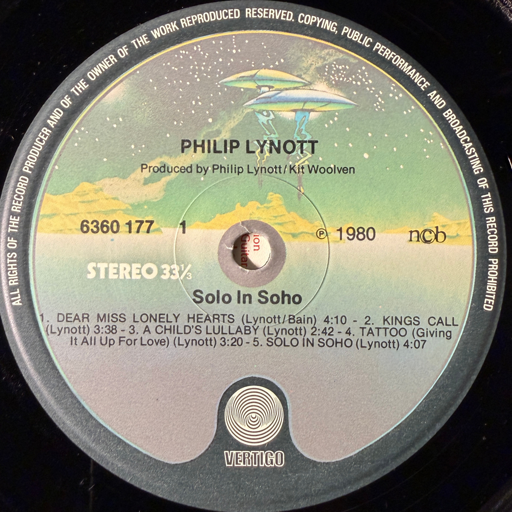 Philip Lynott - Solo In Soho (Скандинавия 1980г.)