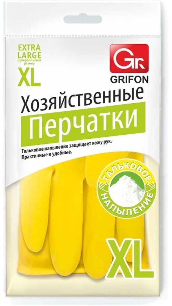 Перчатки латексные хлопковое напыление XL