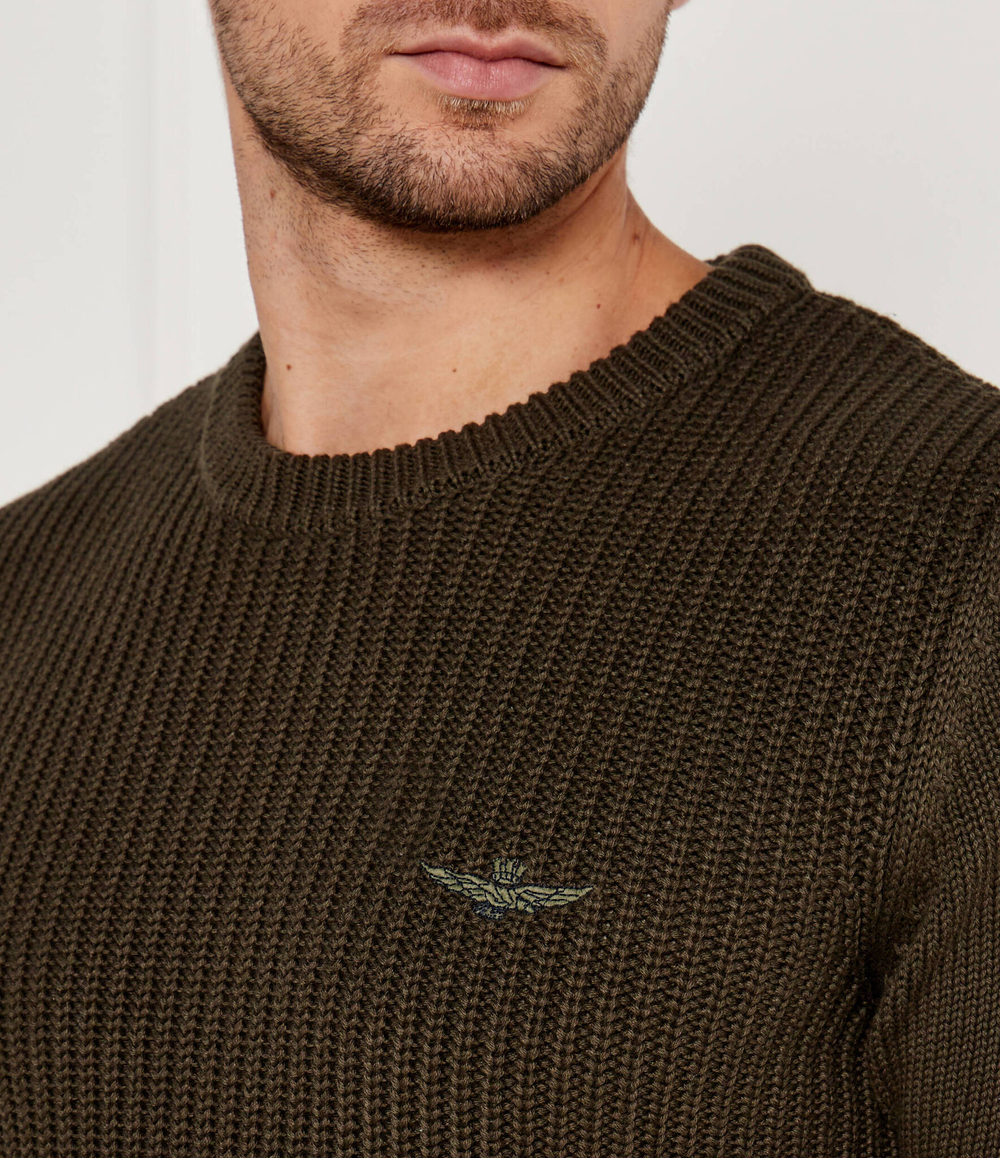 Свитер Aeronautica Militare - оливковый(MA1453L409)