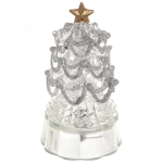 Сувенир с подсветкой «Лесная ёлочка»" 7,5*2 см , серебро