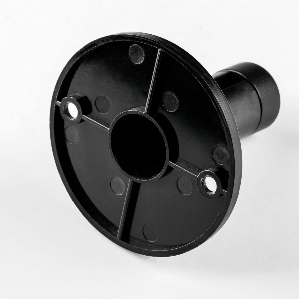 510197 Крепление к потолку /на стену жесткое (54мм) без подвода питания DUE HERMES ЧЕРНЫЙ