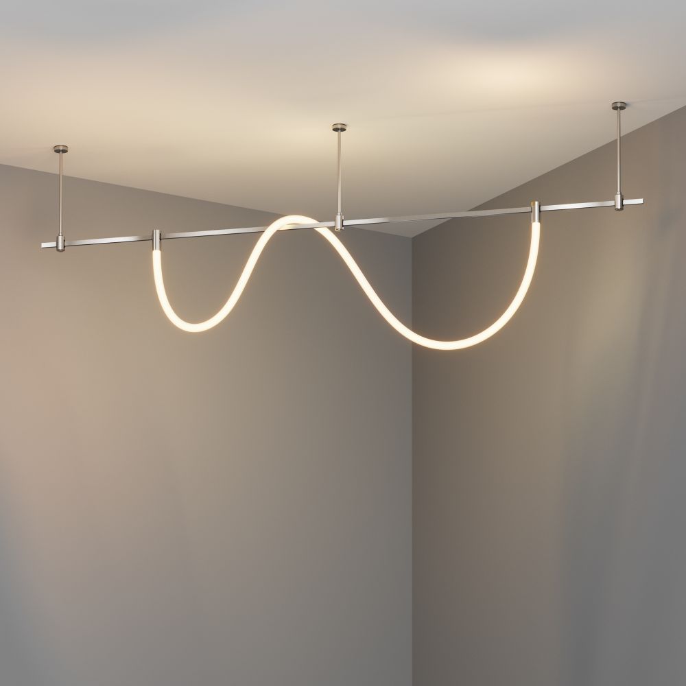 Трековый однофазный магнитный светодиодный светильник Maytoni Flarity   TR154-1-27W3K-PT