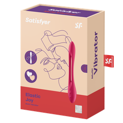 Вибромассажер Satisfyer Elastic Joy, красный