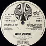 Black Sabbath - Black Sabbath (Германия 1970г.)