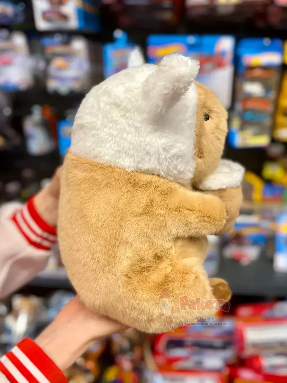 Мягкая игрушка Капибара зайка коктейль плюшевая Capibara