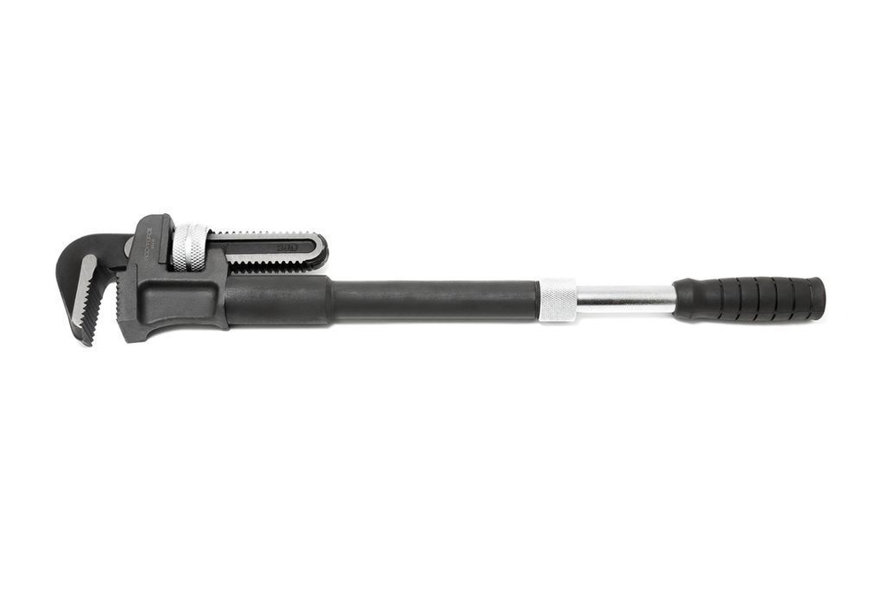 Ключ трубный с телескопической ручкой 18''(L 490-640мм, ? 100мм) RockForce##Rock FORCE RF-68418L
