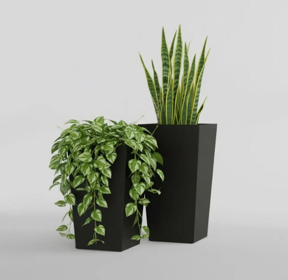 Кашпо, коллекция КОЛОР, форма КОНИК