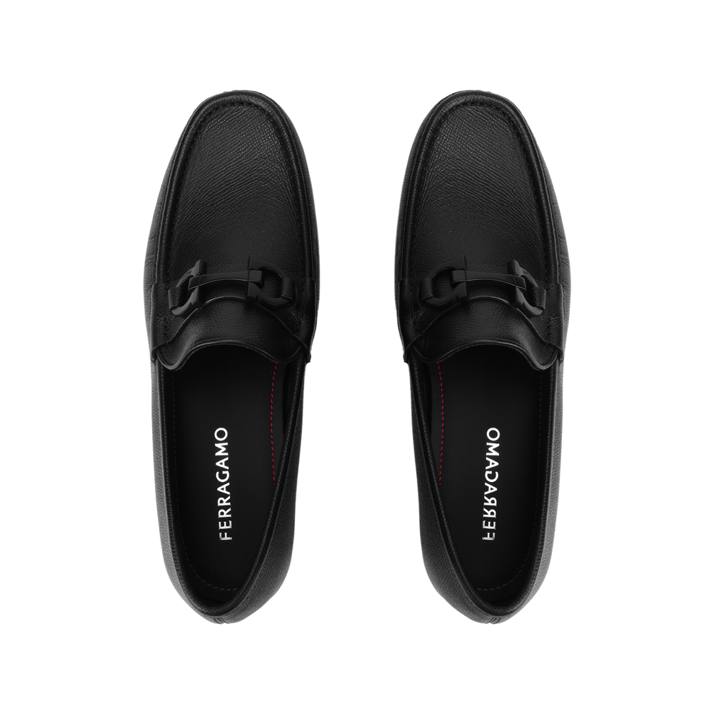 FERRAGAMO Crown Collection Men"s Casual Shoes Men"s Black
