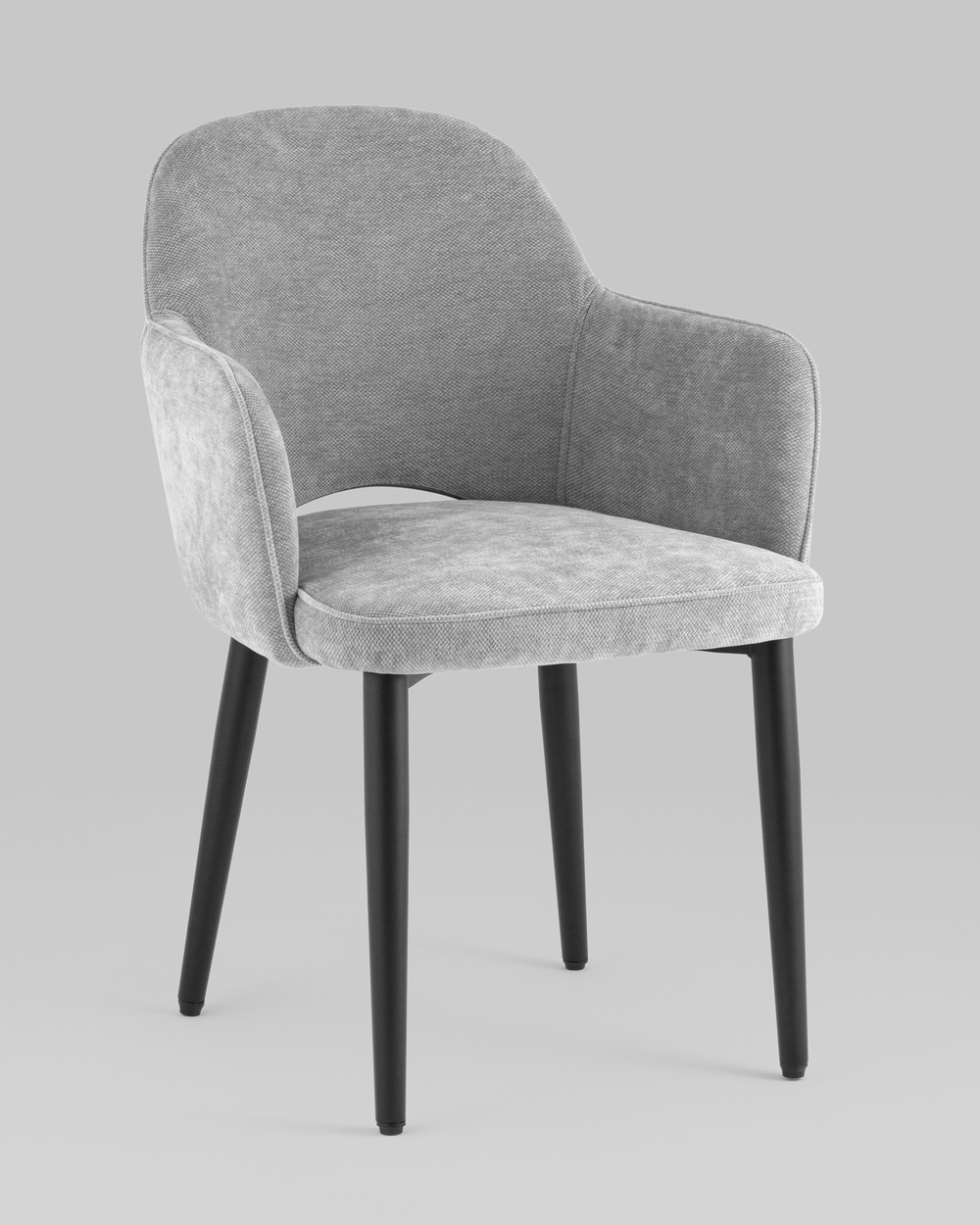 Стул Венера шенилл светло-серый