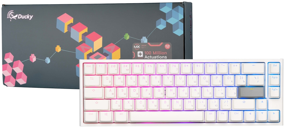 Клавиатура Ducky One 2 SF DKON1967ST-PRUPDWWT1 белый