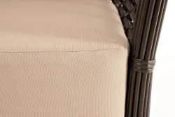 "Валенсия" диван из искусственного ротанга трехместный, цвет бронзовый