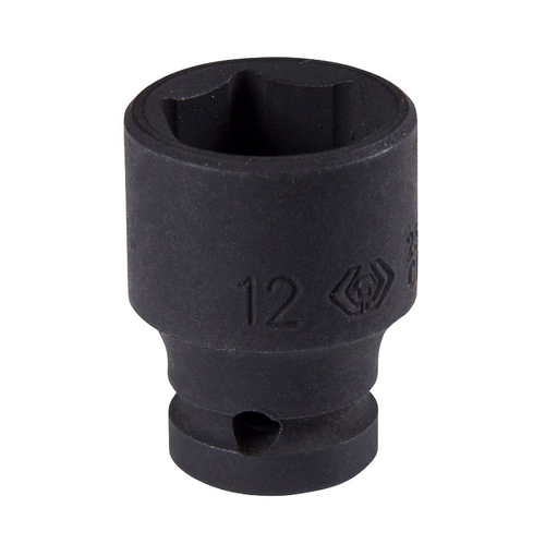 KING TONY (253512M) Головка торцевая ударная шестигранная 1/4", 12 мм