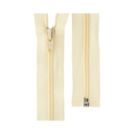 Молния Спираль "GAMMA", р/м, 50 см, однозамковая, №105 кремовый