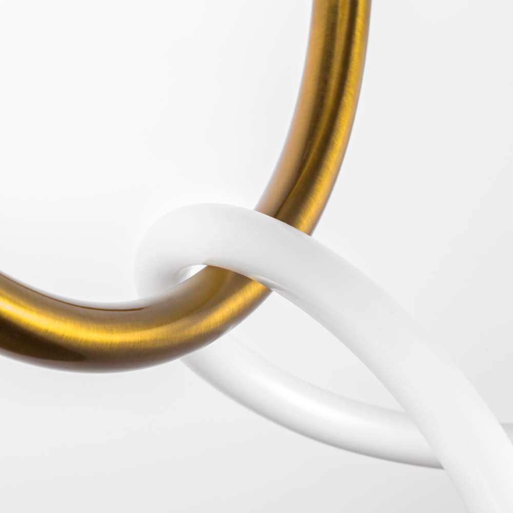 637063 Люстра CORINTO 30W LED 2680LM ЗОЛОТО 3000K IP20