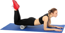 Валик для фитнеса «ТУБА ПРО» Bradex SF 0815, серый