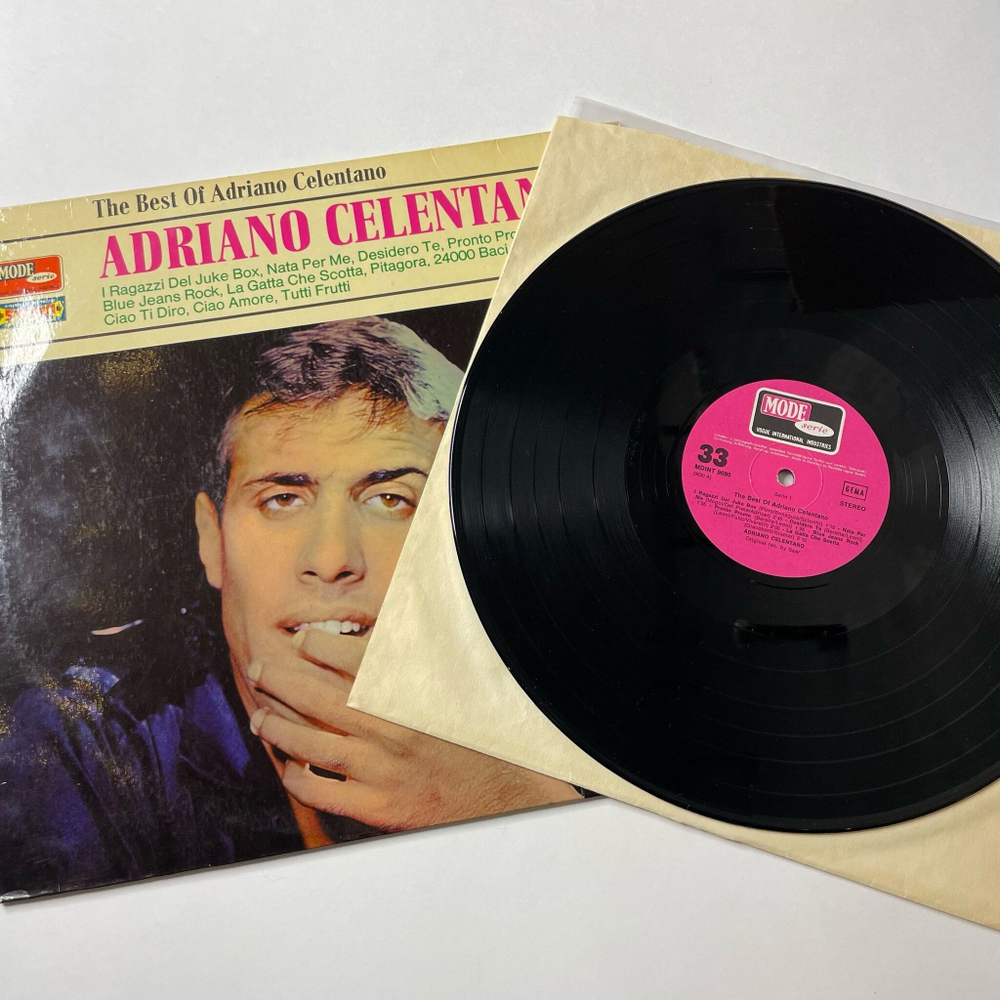 Винтажная виниловая пластинка LP Adriano Celentano Адриано Челентано The Best Of (Germany 1967)