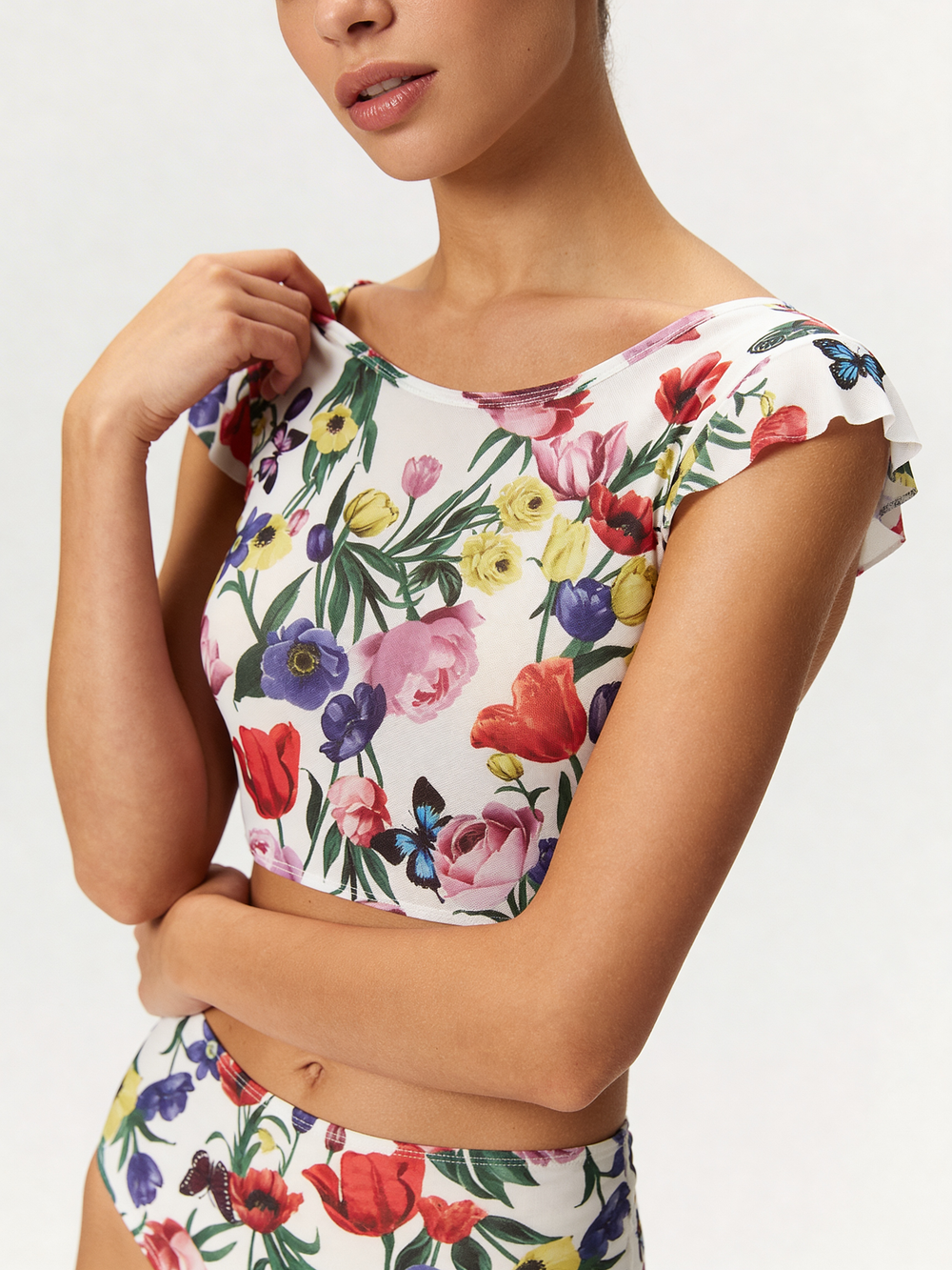 Купальник Сетка раздельный Шанхай