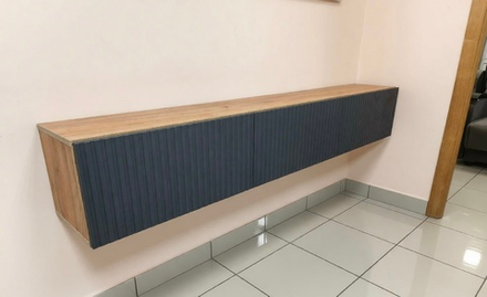 Тумба подвесная под ТВ «Байкал» Графит