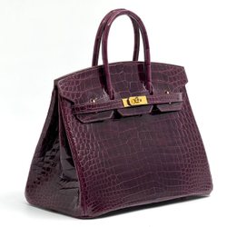 Сумка Hermes из кожи крокодила 35 см