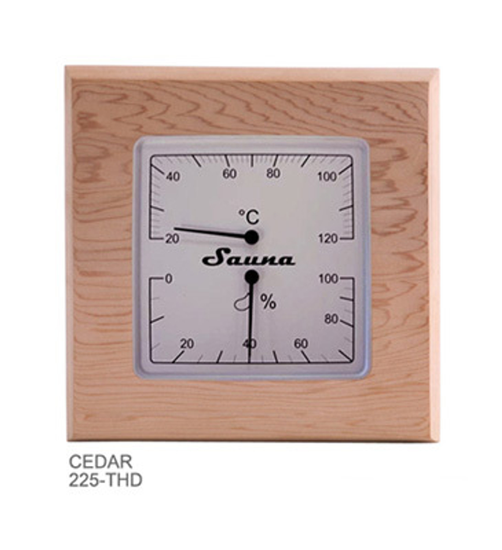 SAWO Термогигрометр квадратный 225-THD