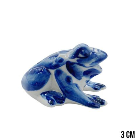 Фигурка Лягушка малая гжель
