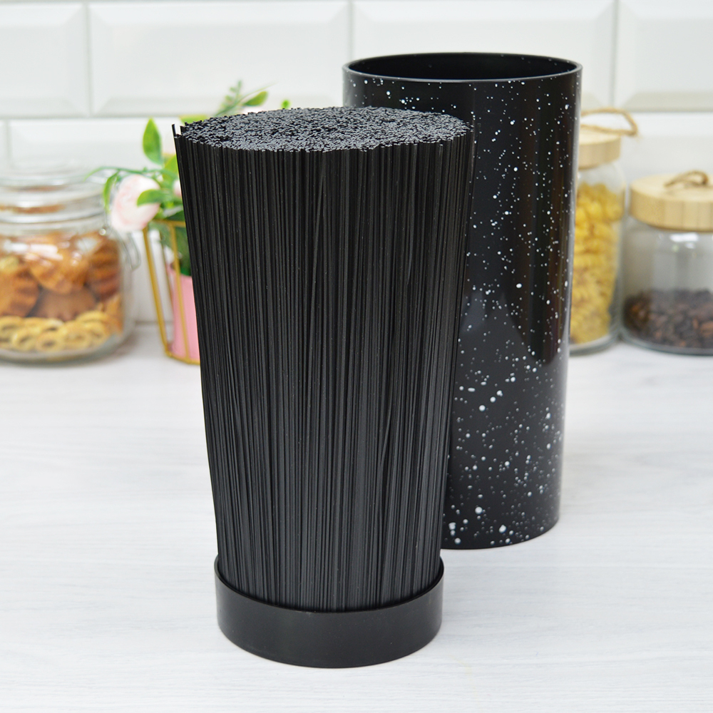 Подставка для ножей 11*22см черная