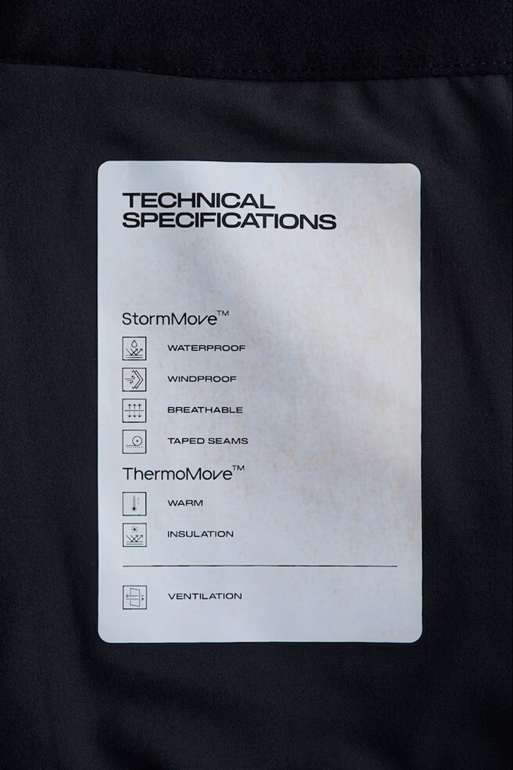 H&M Лыжные штаны StormMove™, черный