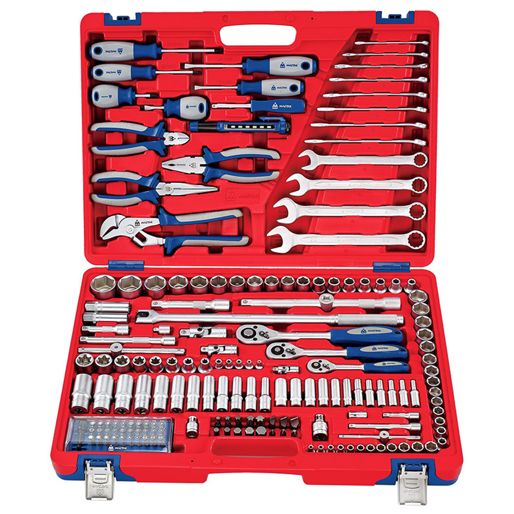 Набор инструментов универсальный, 174 предмета МАСТАК 01-174C