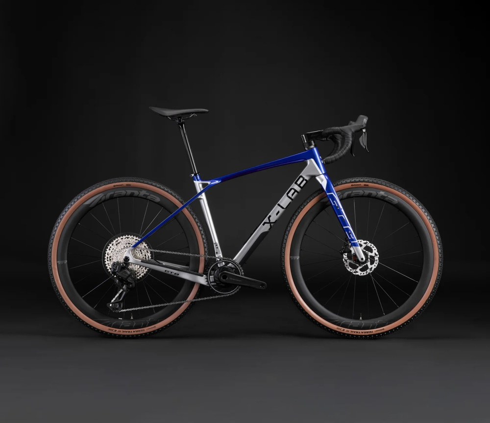 Арт 9250-00089 Велосипед GT8 син серебр Shimano GRX715 + Branta C45 GT карбон колеса L