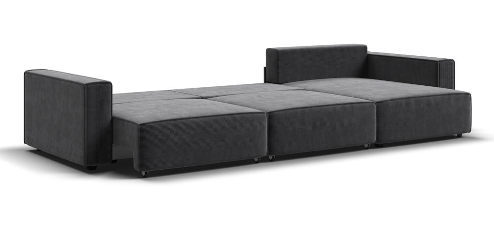 Угловой диван BOSS SOFT MODOOL MAX Вельвет CORD графит