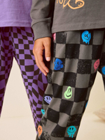 Пижама для мальчика Next B82-968, 2 шт., Серый, Фиолетовый