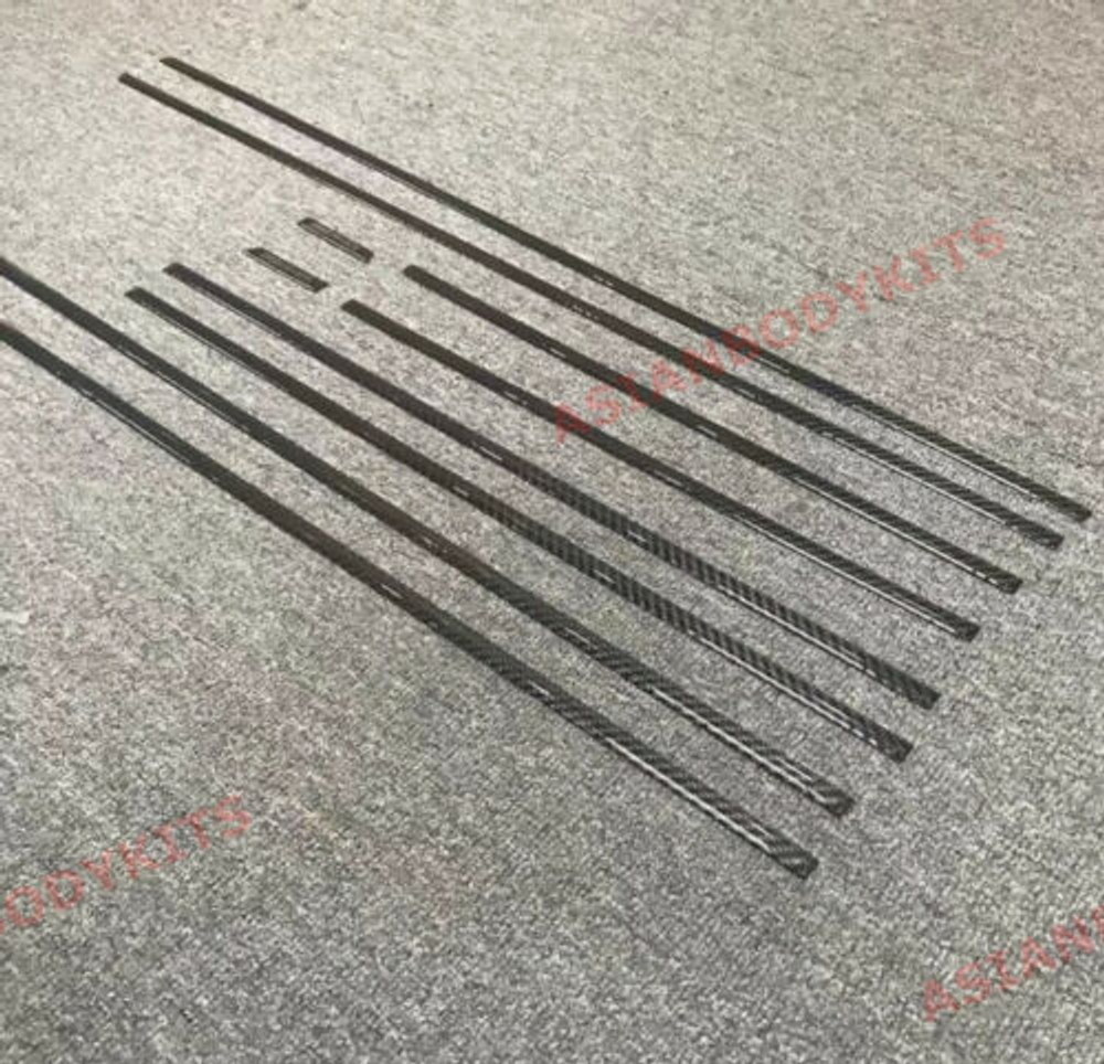 Глянцевые красные и черные молдинги с логотипом для Mercedes-Benz G-Class 2018+ (10 шт.) Мерседес Гелик гелентваген