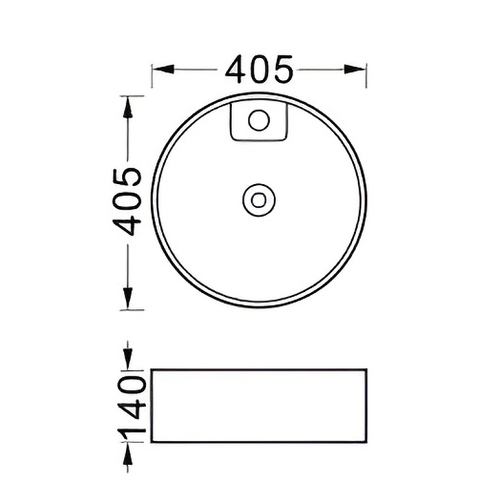 Раковина Aquatek Европа 40 AQ5212-MB Черная матовая