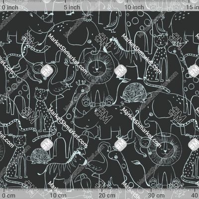 Милые африканские животные by Anastasia Lembrik 357 DPI